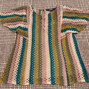 Anthropologie Crochet Top